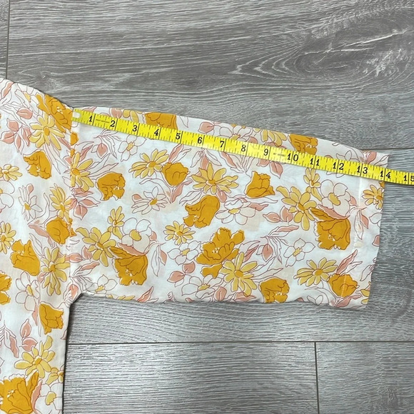 LOFT Floral Modal Open Front Duster Kimono XS/S - Picture 14 of 15